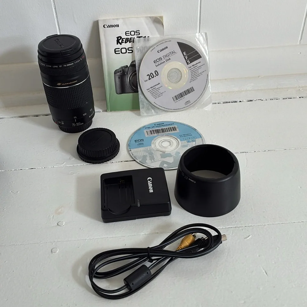 Canon Rebel T1i with extra lens